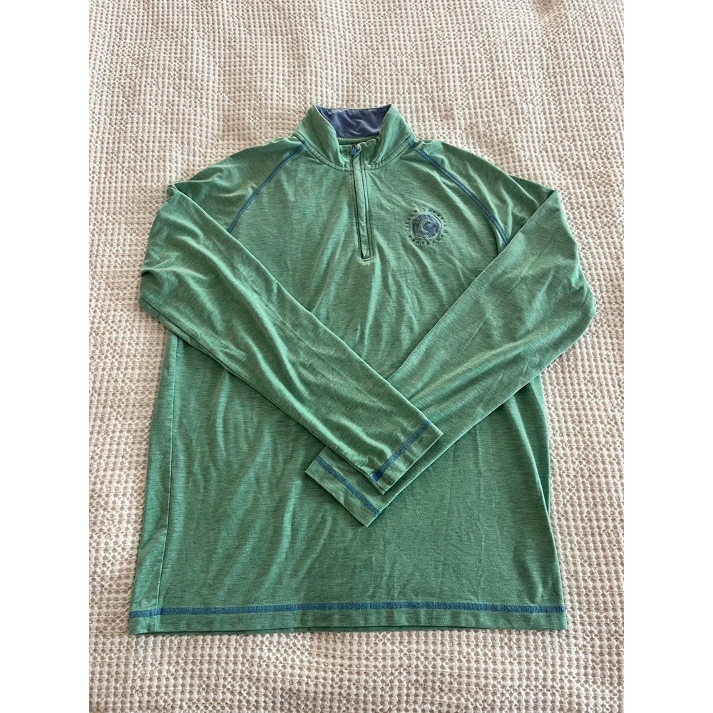 Johnnie-O Cisco Brewers Nantucket Golf 1/4 Zip Pullover Long Sleeve Men's Medium